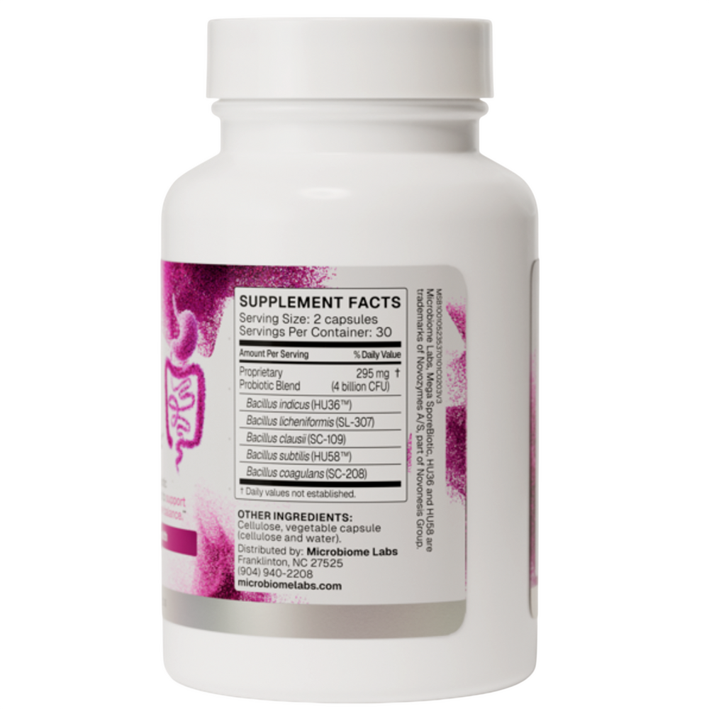 Microbiome Labs Mega SporeBiotic™ 60 capsules