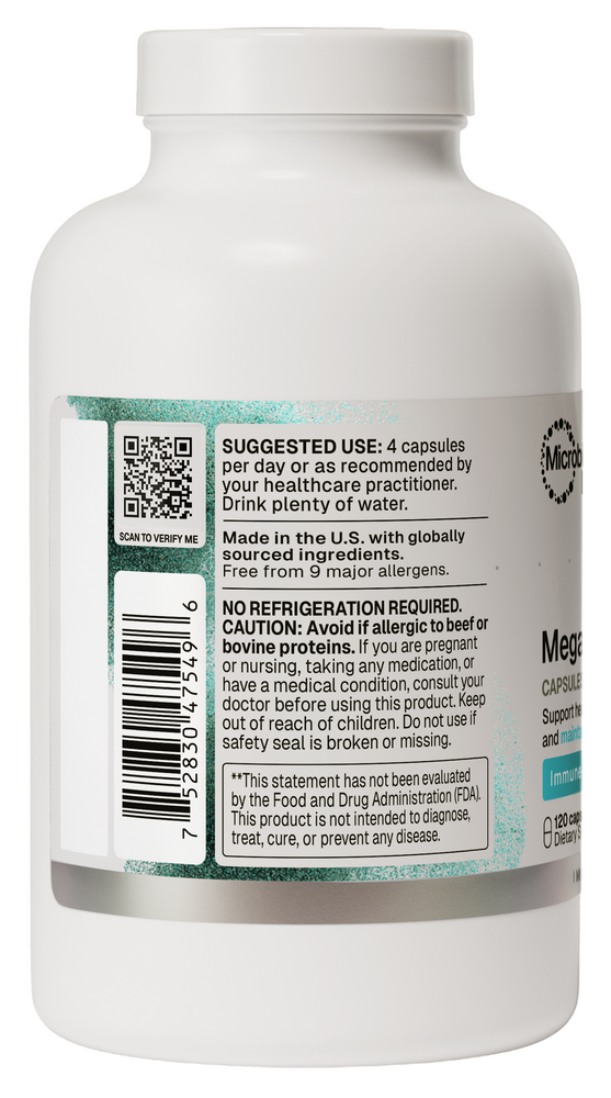 Microbiome Labs MegaIgG2000 120 capsules