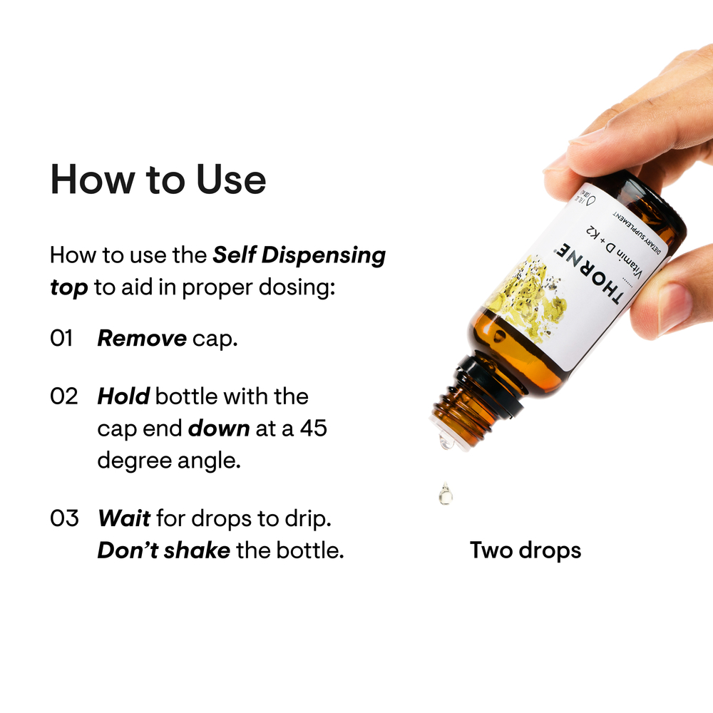 Thorne Vitamin D + K2 Liquid 30ml