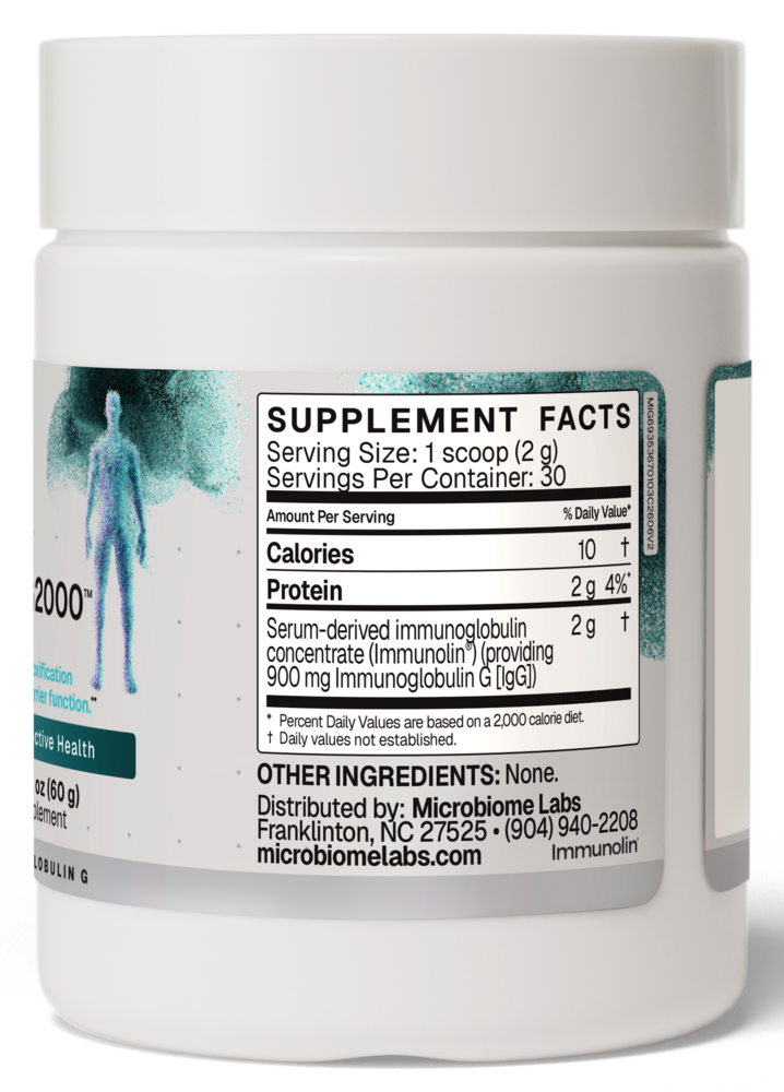 Microbiome Labs Mega IgG2000™ 60 Grams