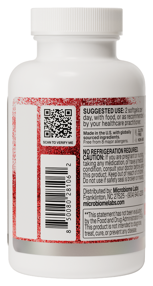Microbiome Labs Omega Ultra SPM (formerly Mega Marine) 60 Softgels