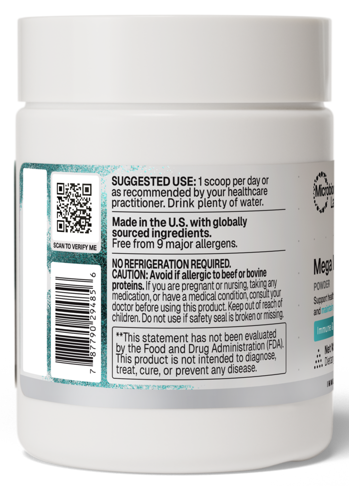 Microbiome Labs Mega IgG2000™ 60 Grams