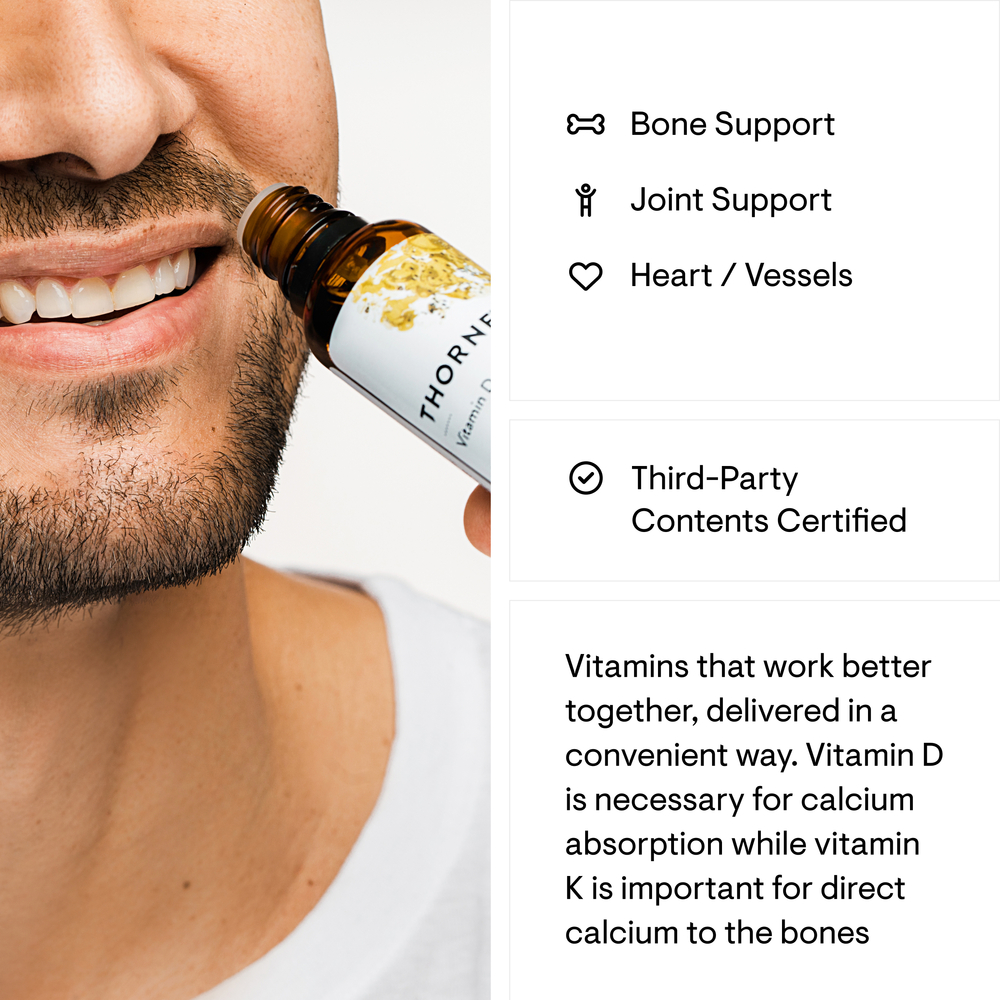 Thorne Vitamin D + K2 Liquid 30ml
