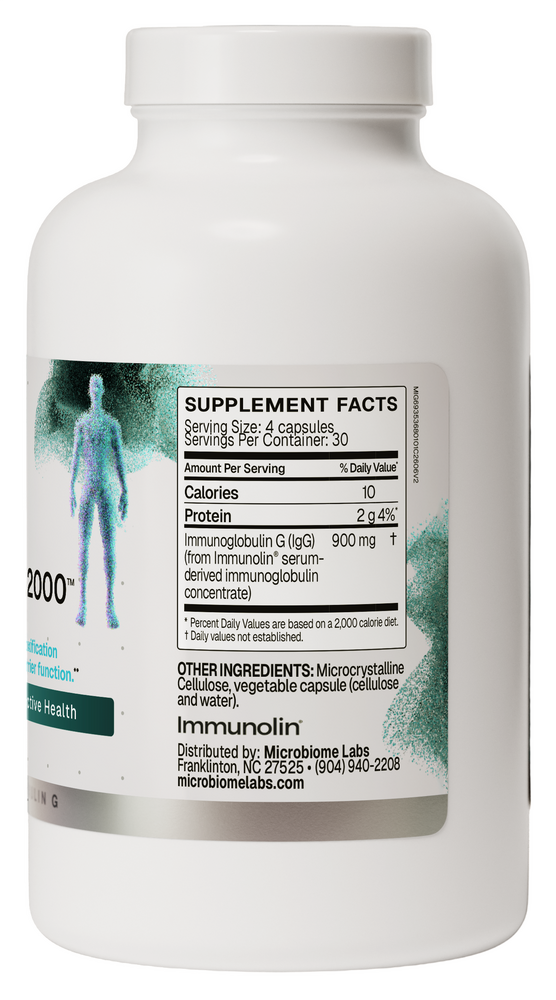 Microbiome Labs MegaIgG2000 120 capsules