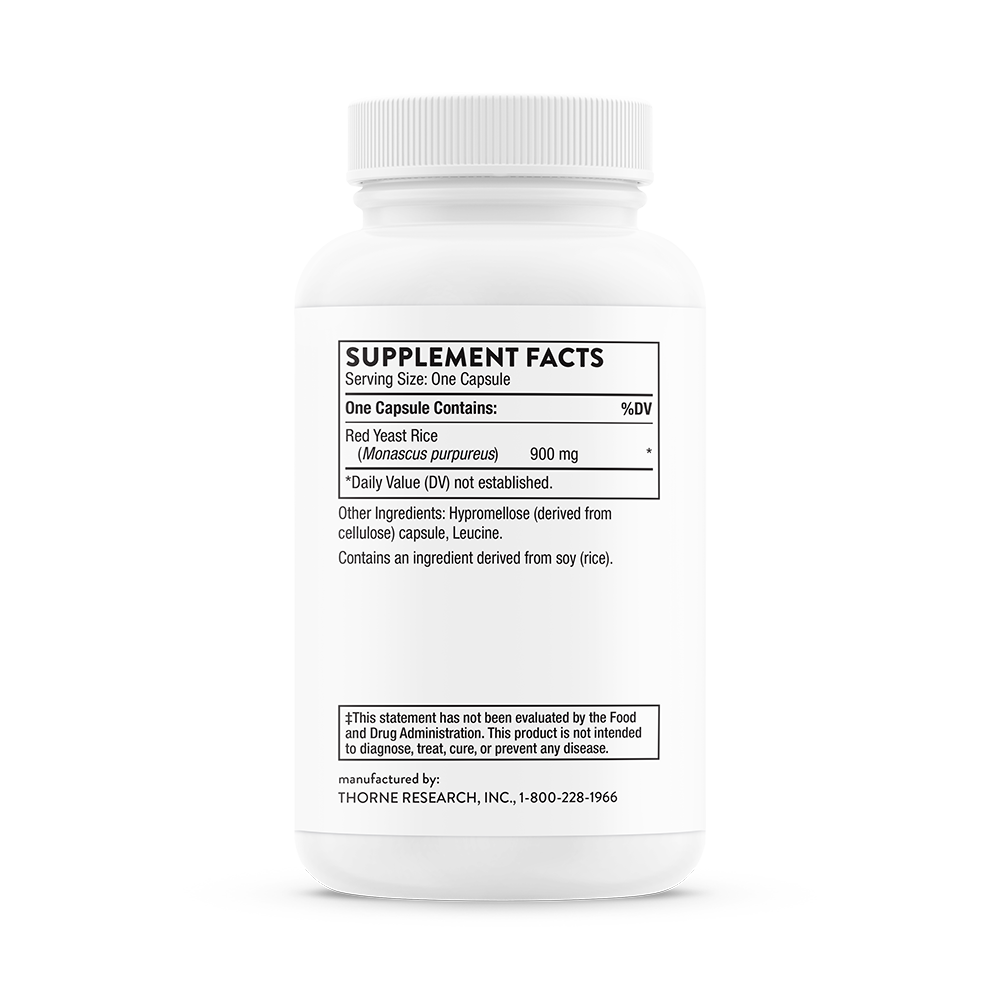 Thorne Red Yeast Rice (formerly Choleast-900) 120 capsules