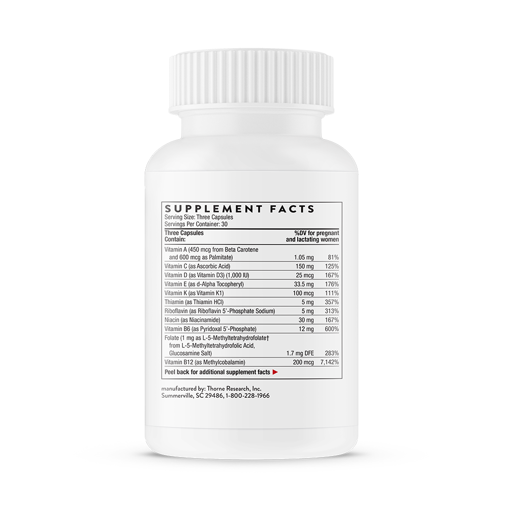 Thorne Basic Prenatal 90 capsules