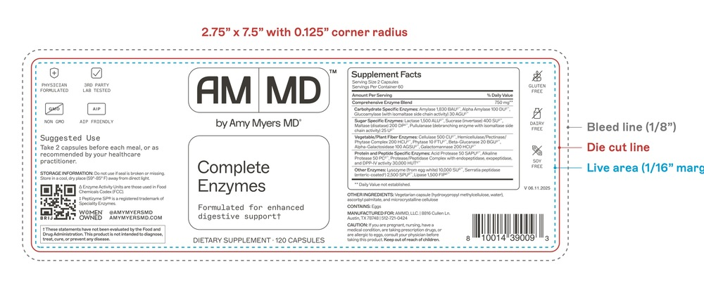 Amy Myers MD Complete Enzymes 120 capsules