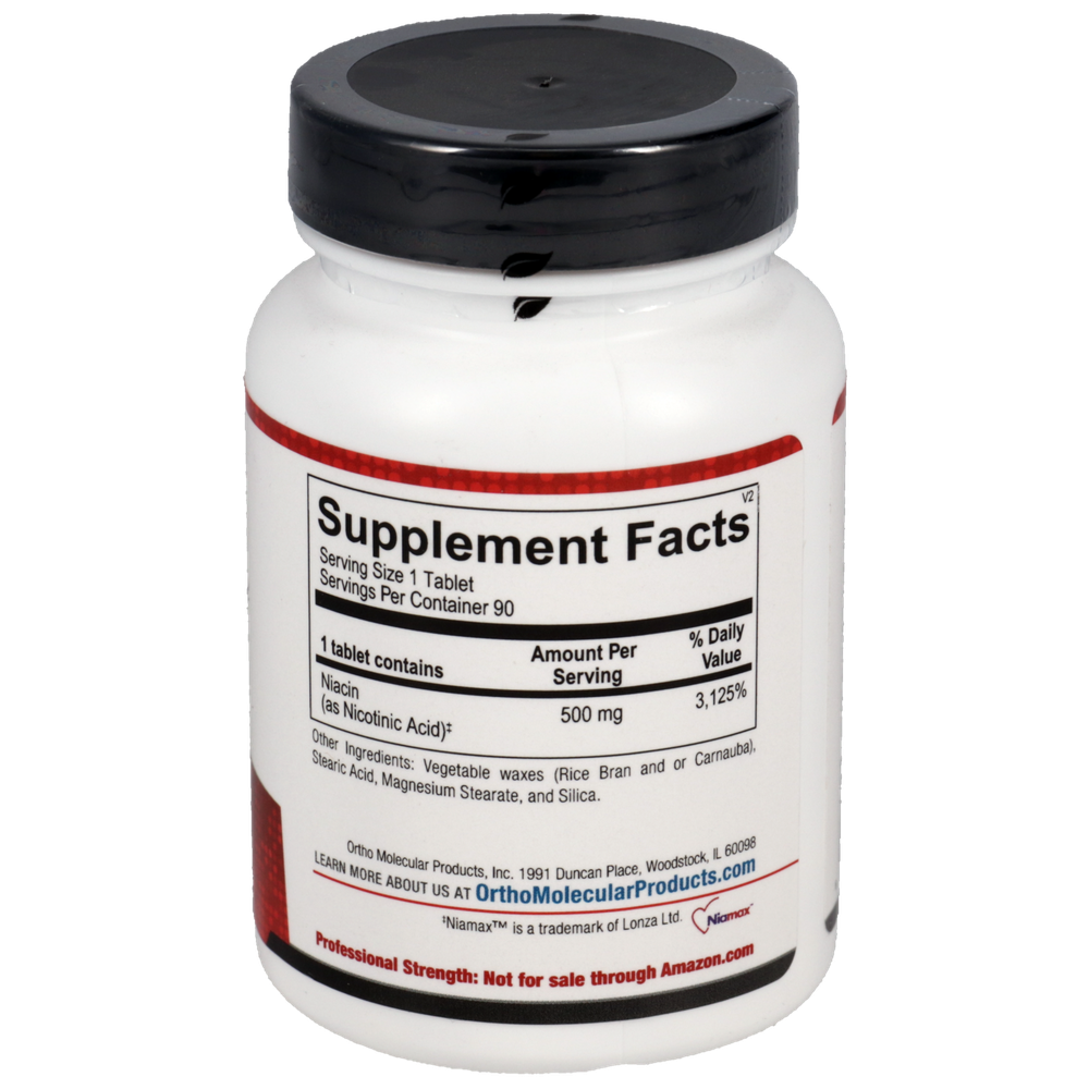 Ortho Molecular Products Time-Release Niacin 90 tablets