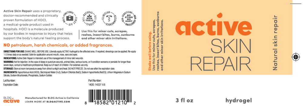 Active Skin Repair Active Skin Repair Hydrogel 3 oz