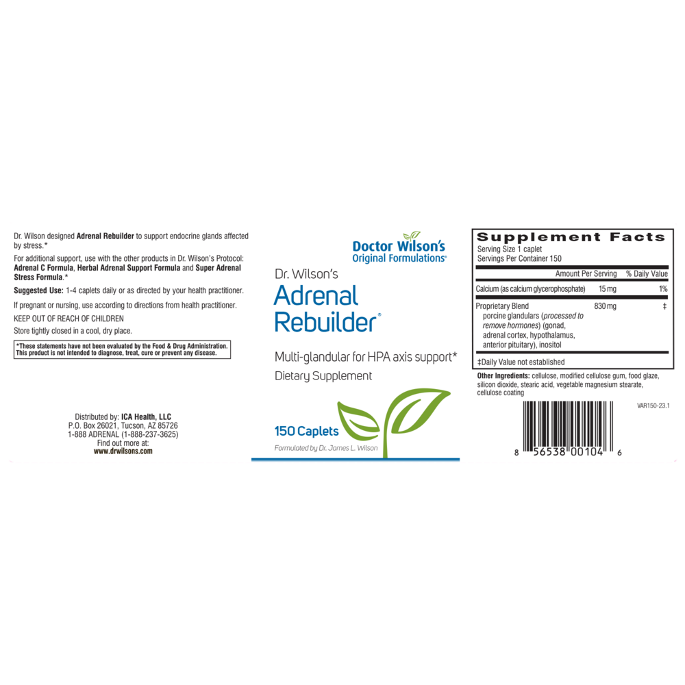 Doctor Wilson's Original Formulations Adrenal Rebuilder 150 caplets