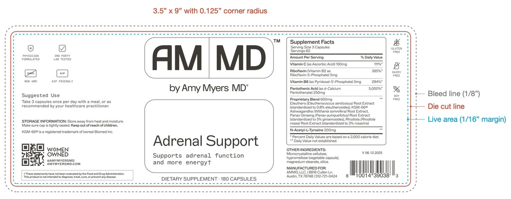 Amy Myers MD Adrenal Support 180 capsules