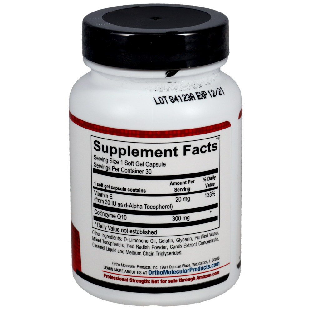 Ortho Molecular Product CoQ-10 30 capsules