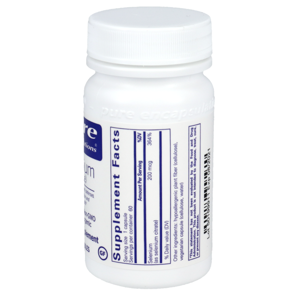 Pure Encapsulations Selenium (Citrate) 60 capsules