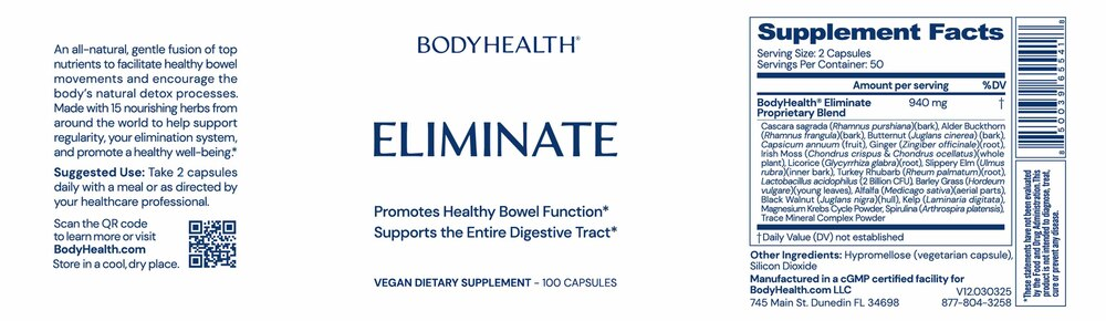 BodyHealth Eliminate 100 capsules