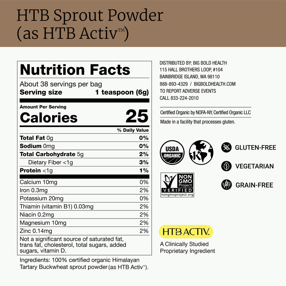Big Bold Health HTB Sprout Powder (as HTB Activ™) 8oz