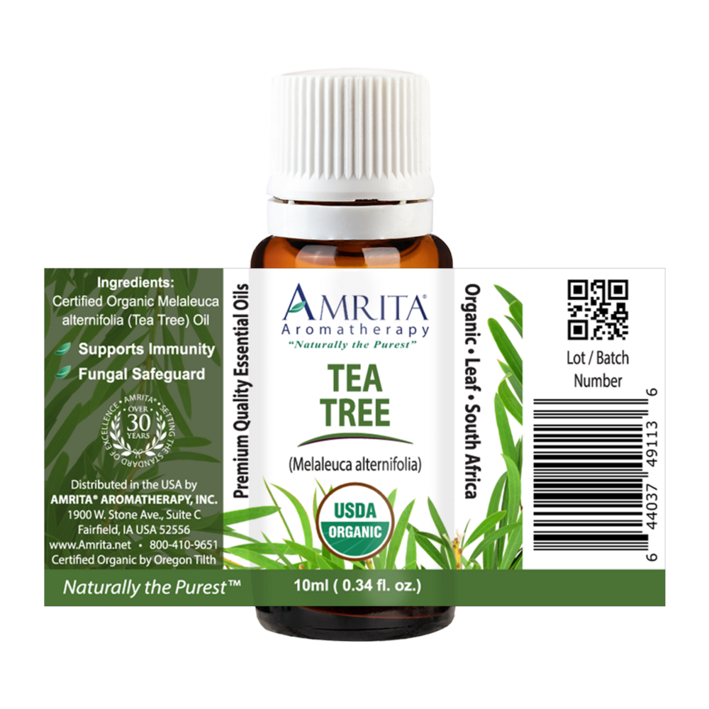 Amrita Aromatherapy Tea-Tree Organic 0.34oz