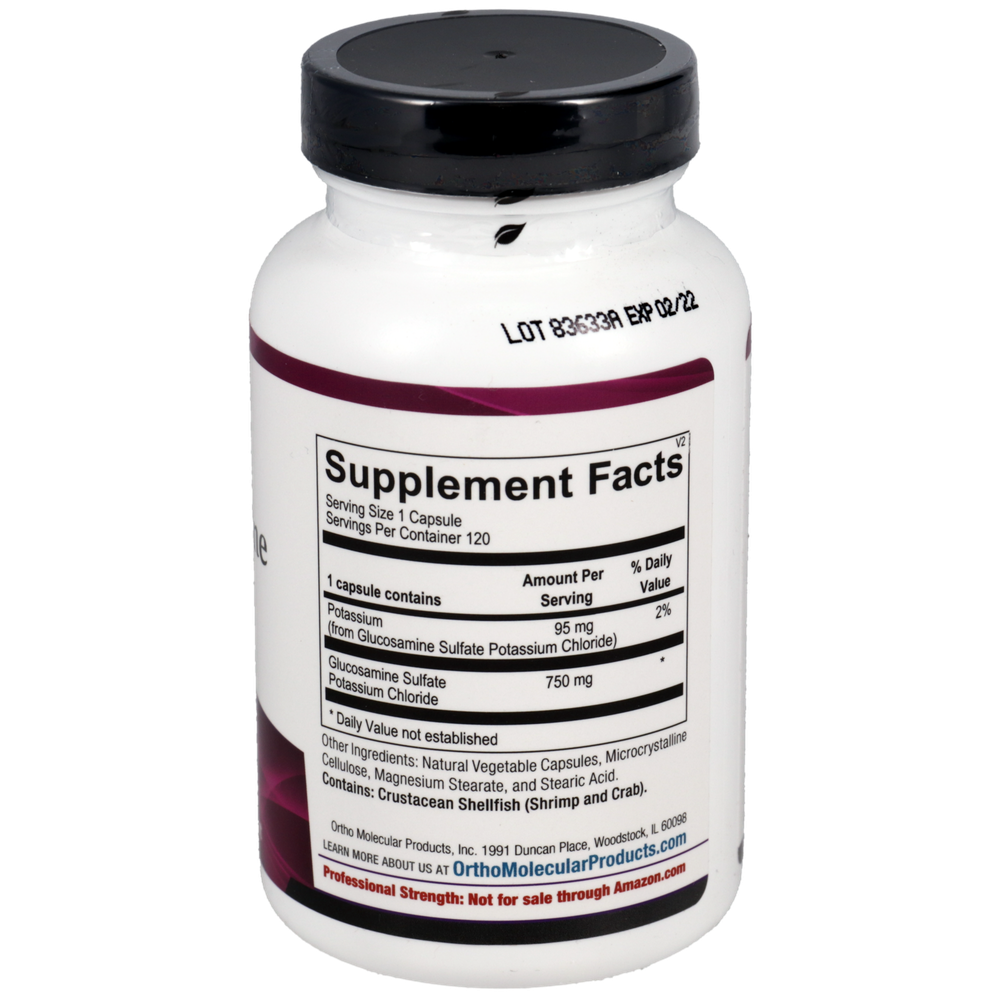 Ortho Molecular Products Glucosamine Sulfate 120 capsules