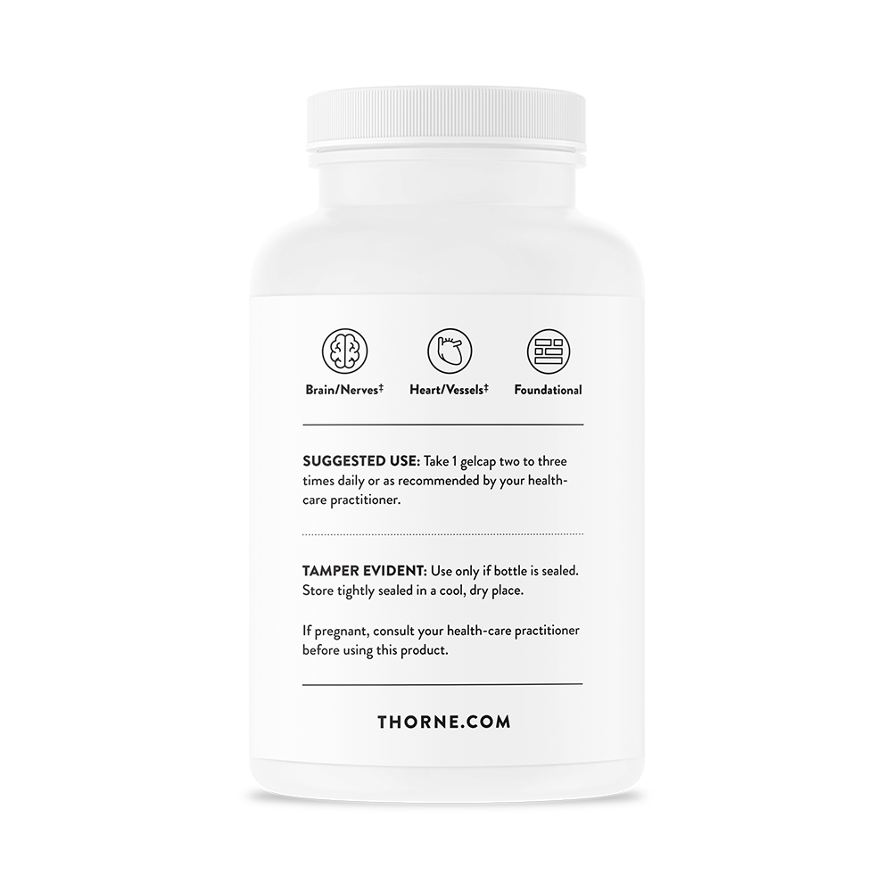 Thorne Omega-3 with CoQ10 90 gelcaps