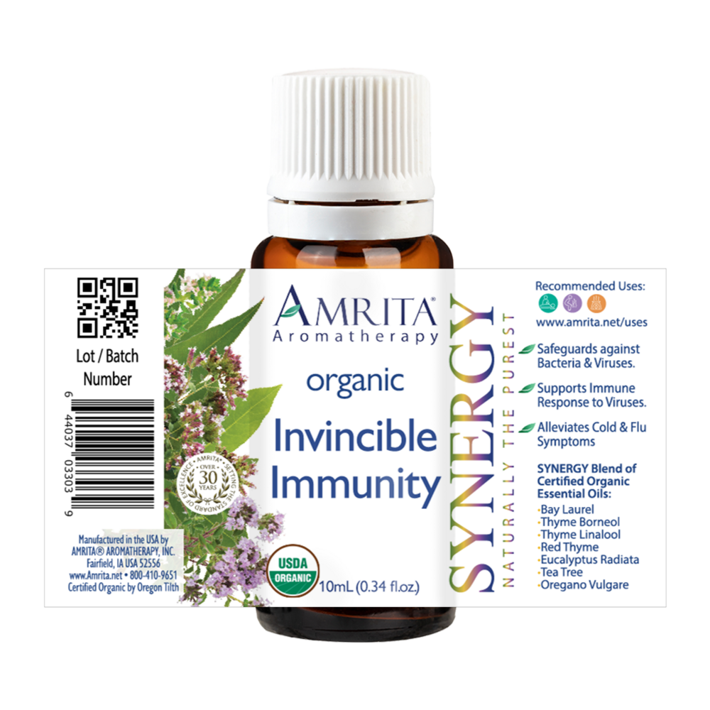 Amrita Aromatherapy Invincible Immunity Organic 0.34oz