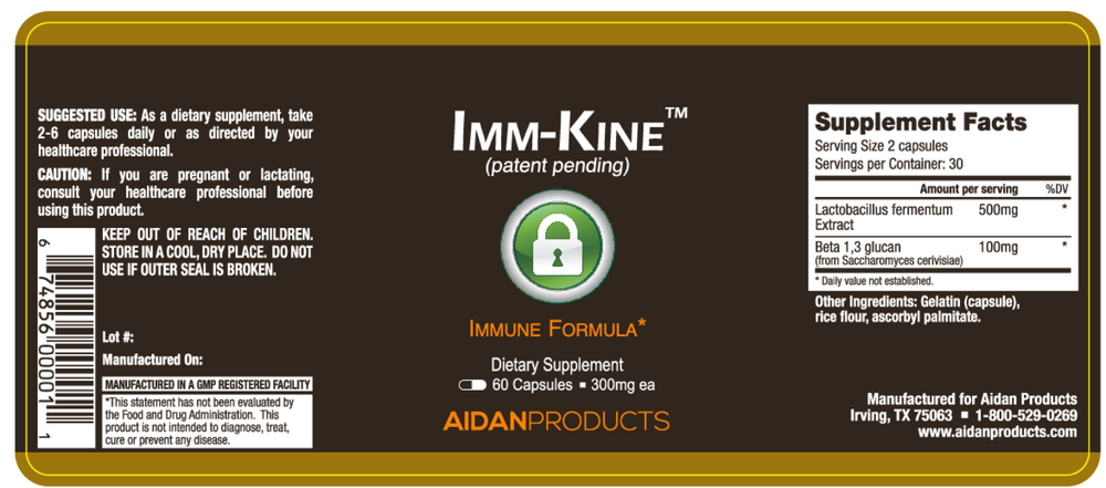 Aidan Corp Imm-Kine 60 capsules