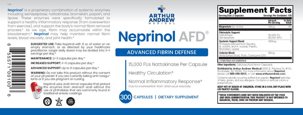 Arthur Andrew Medical Neprinol AFD 300 capsules