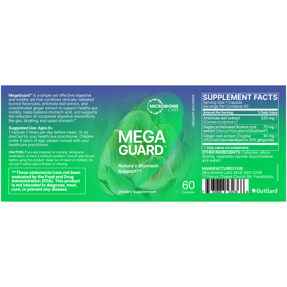 Microbiome Labs MegaGuard 60 capsules