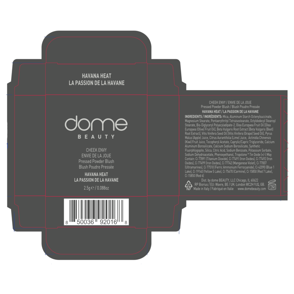 Dome Beauty Cheek Envy Pressed Powder Blush Havana H 0.88oz