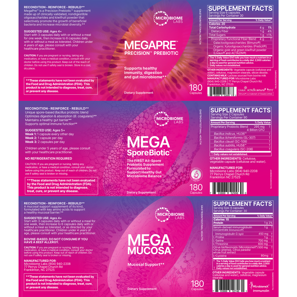 Microbiome Labs Total Gut Restoration – Kit 1 1 kit