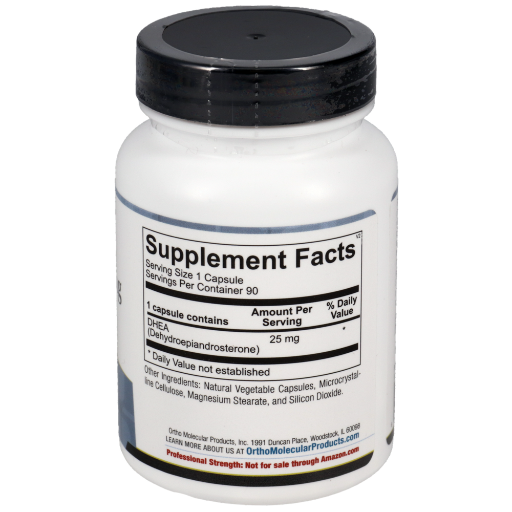 Ortho Molecular Products DHEA 25mg 90 capsules