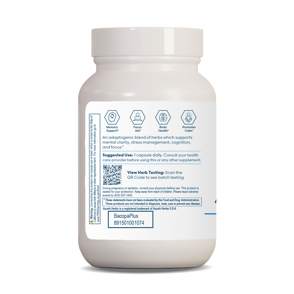 Ayush Herbs Bacopa Plus 90 capsules