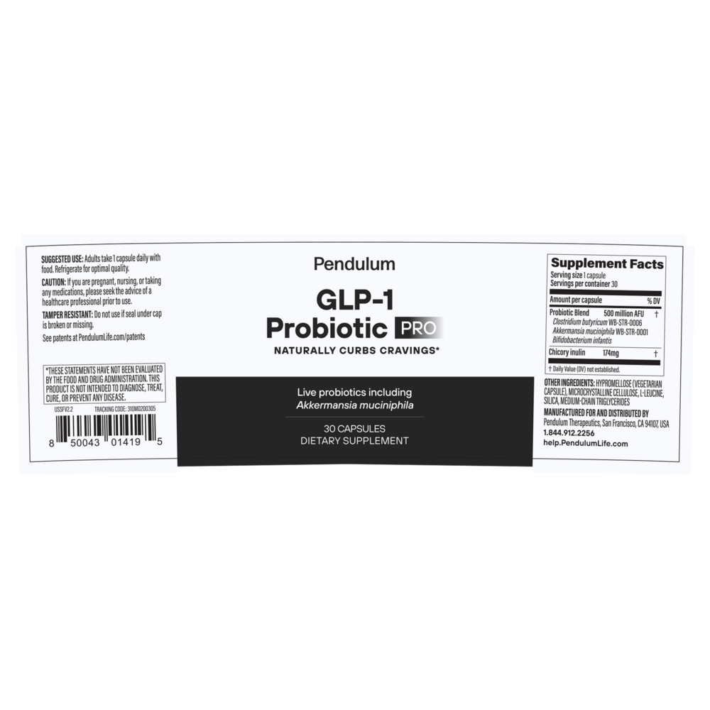 Pendulum GLP-1 Probiotic Pro 30 capsules