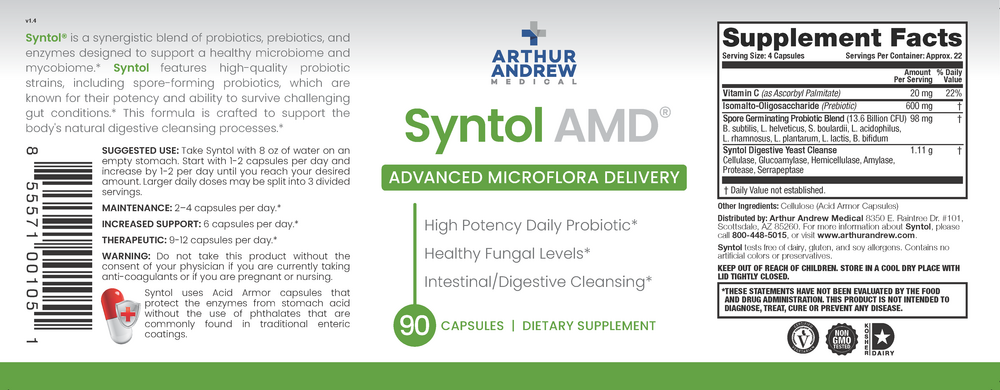Arthur Andrew Medical Syntol AMD 90 capsules
