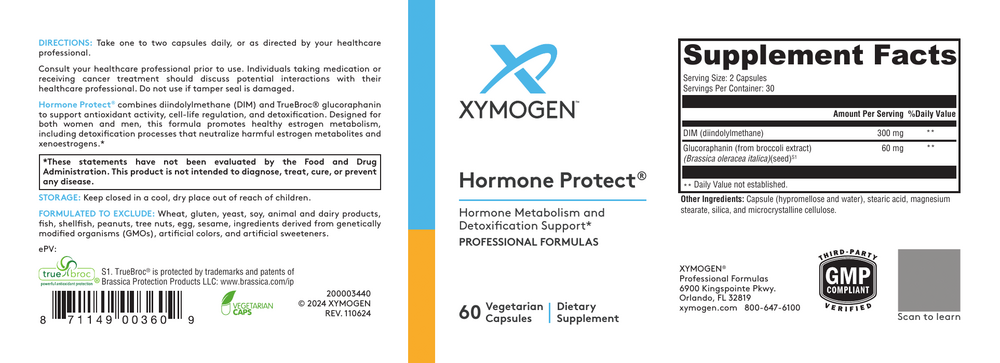 XYMOGEN Hormone Protect (DIM) 60 capsules