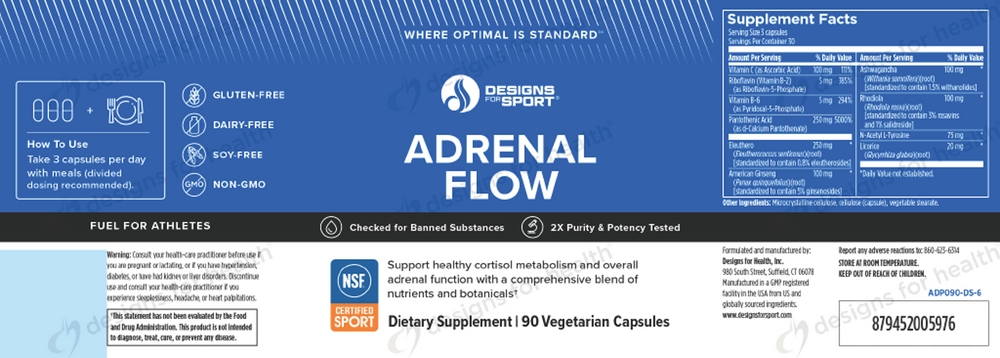Designs For Sport Adrenal Flow 90 capsules