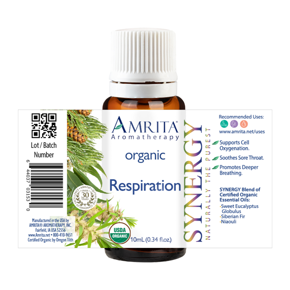 Amrita Aromatherapy Respiration Organic 0.34oz