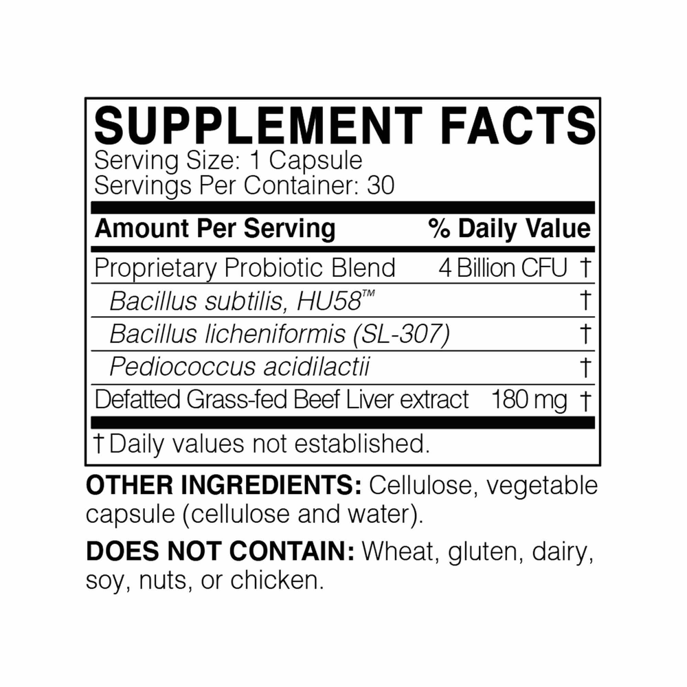 Microbiome Labs FidoSpore™ 30 capsules