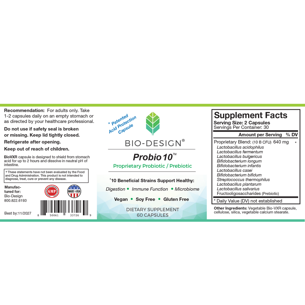 Bio-Design Probio 10 60 capsules