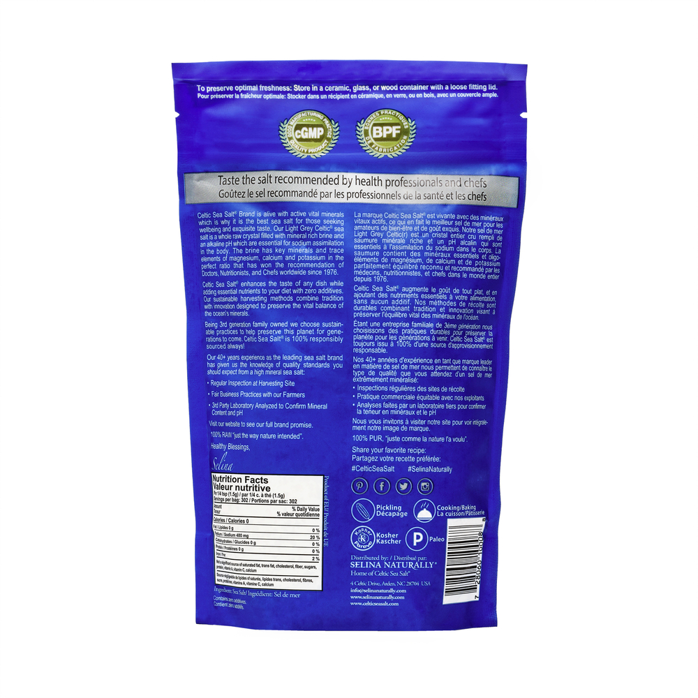 Celtic Sea Salt Celtic Sea Salt® Light Grey 454 grams
