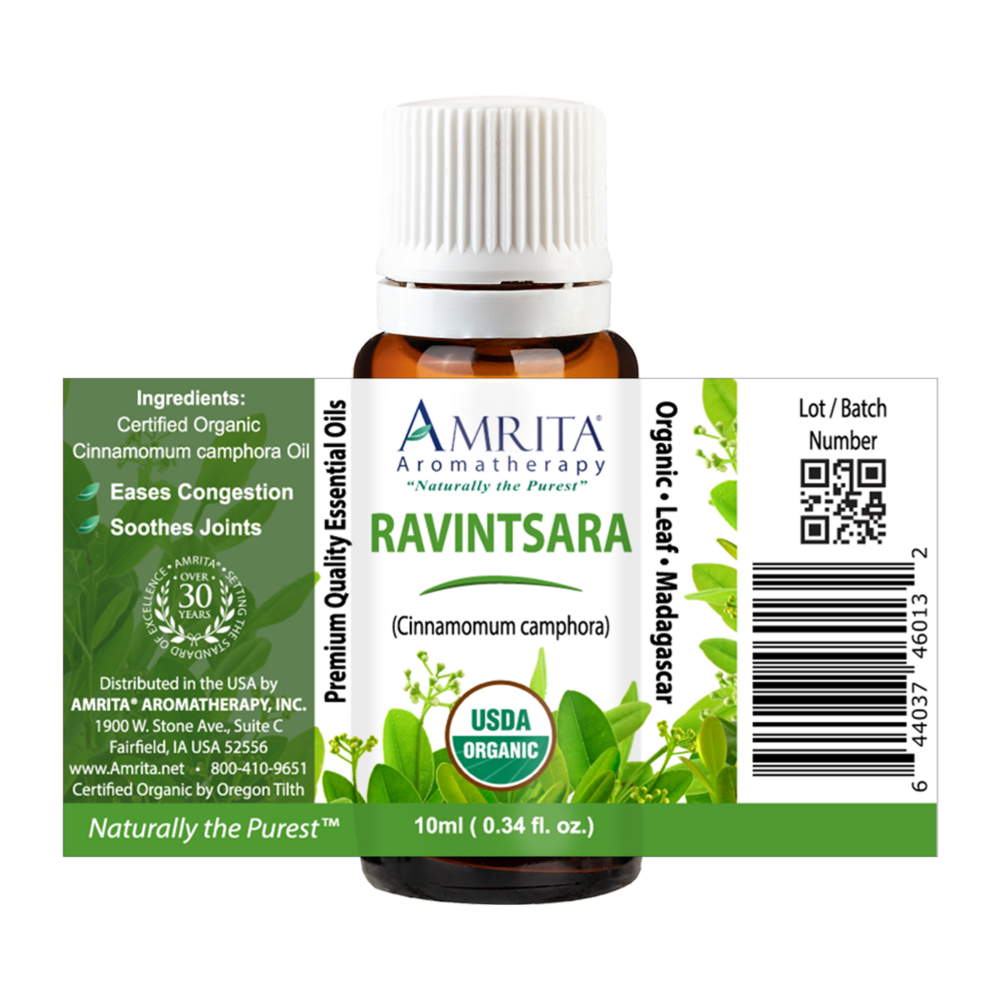 Amrita Aromatherapy Ravintsara (Organic) 0.34oz