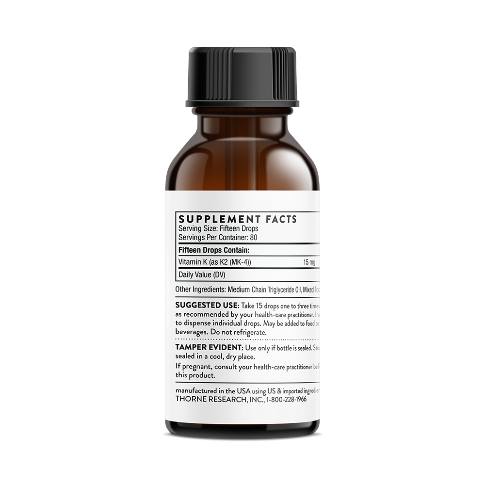 Thorne Vitamin K2 Liquid 15 drops