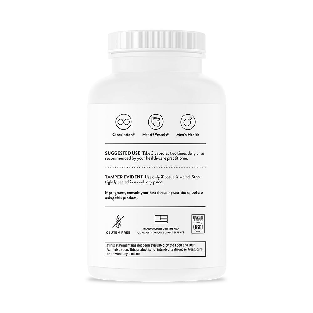 Thorne L-Arginine Plus (formerly Perfusia Plus) 180 capsules