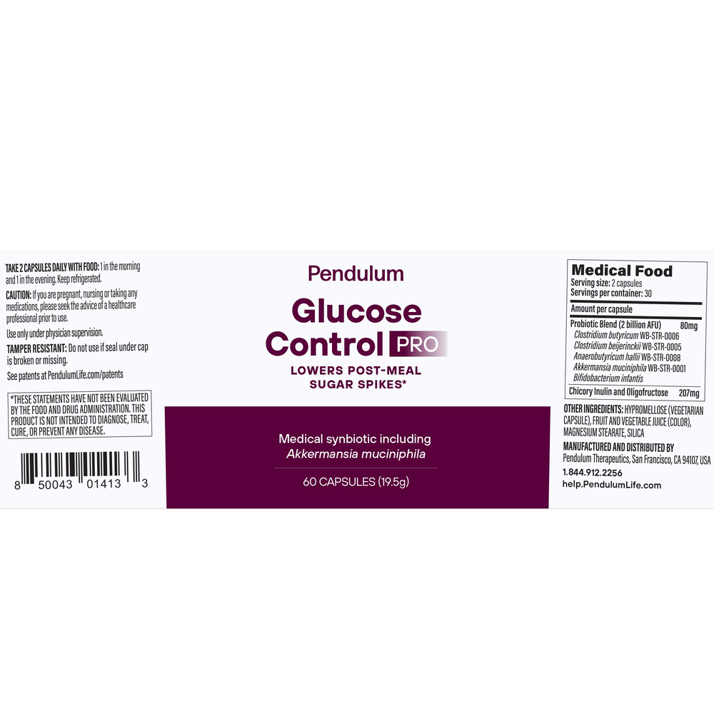 Pendulum Glucose Control Pro 60 capsules