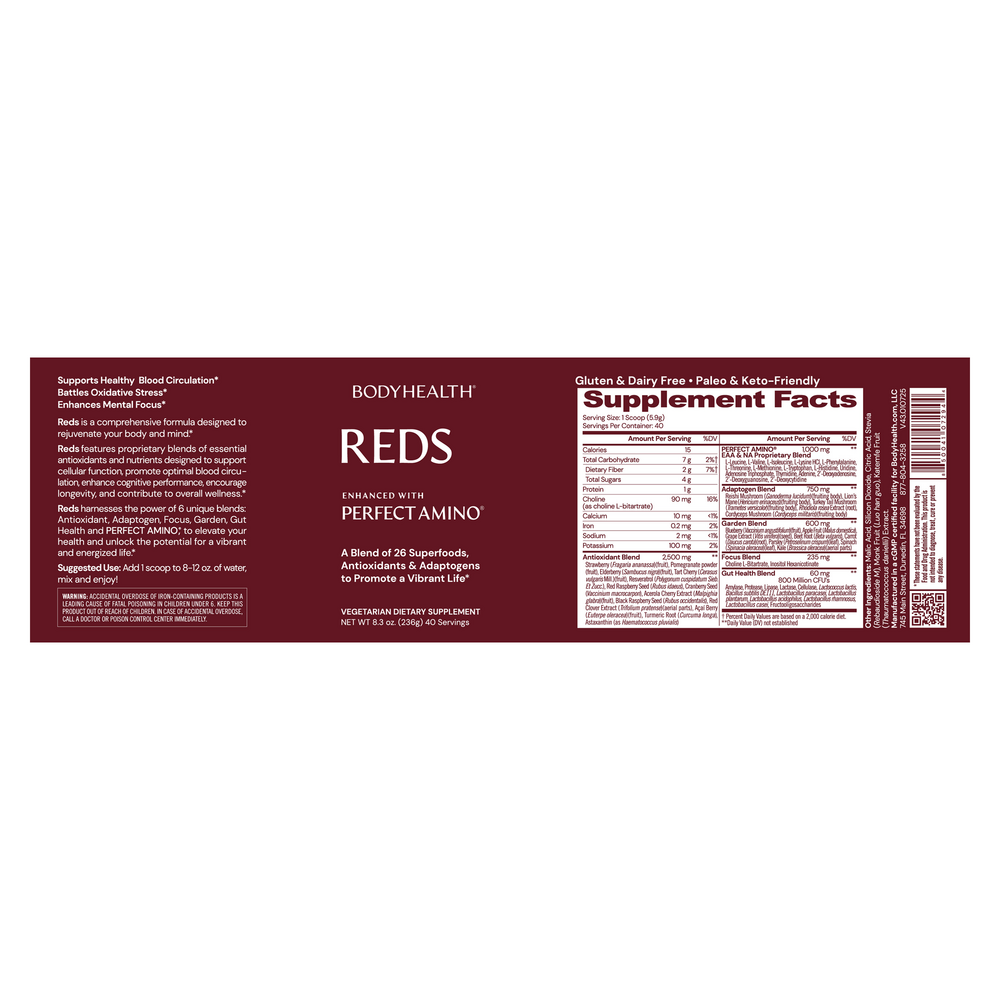 BodyHealth BodyHealth Reds 236 Grams