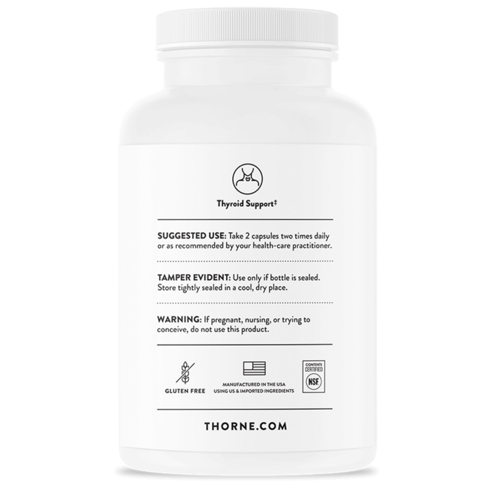 Thorne Thyroid Health Complex (formerly Thyrocsin) 120 capsules