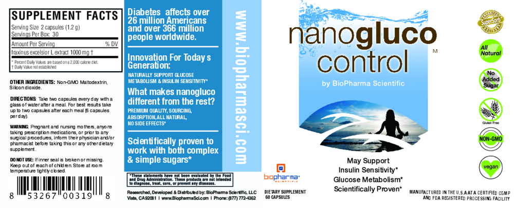 BioPharma Scientific NanoGluco Control 60 capsules