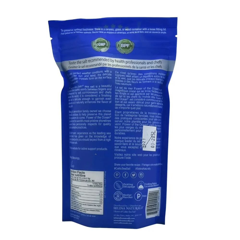 Celtic Sea Salt Flower of the Ocean Celtic Sea Salt 227 Grams