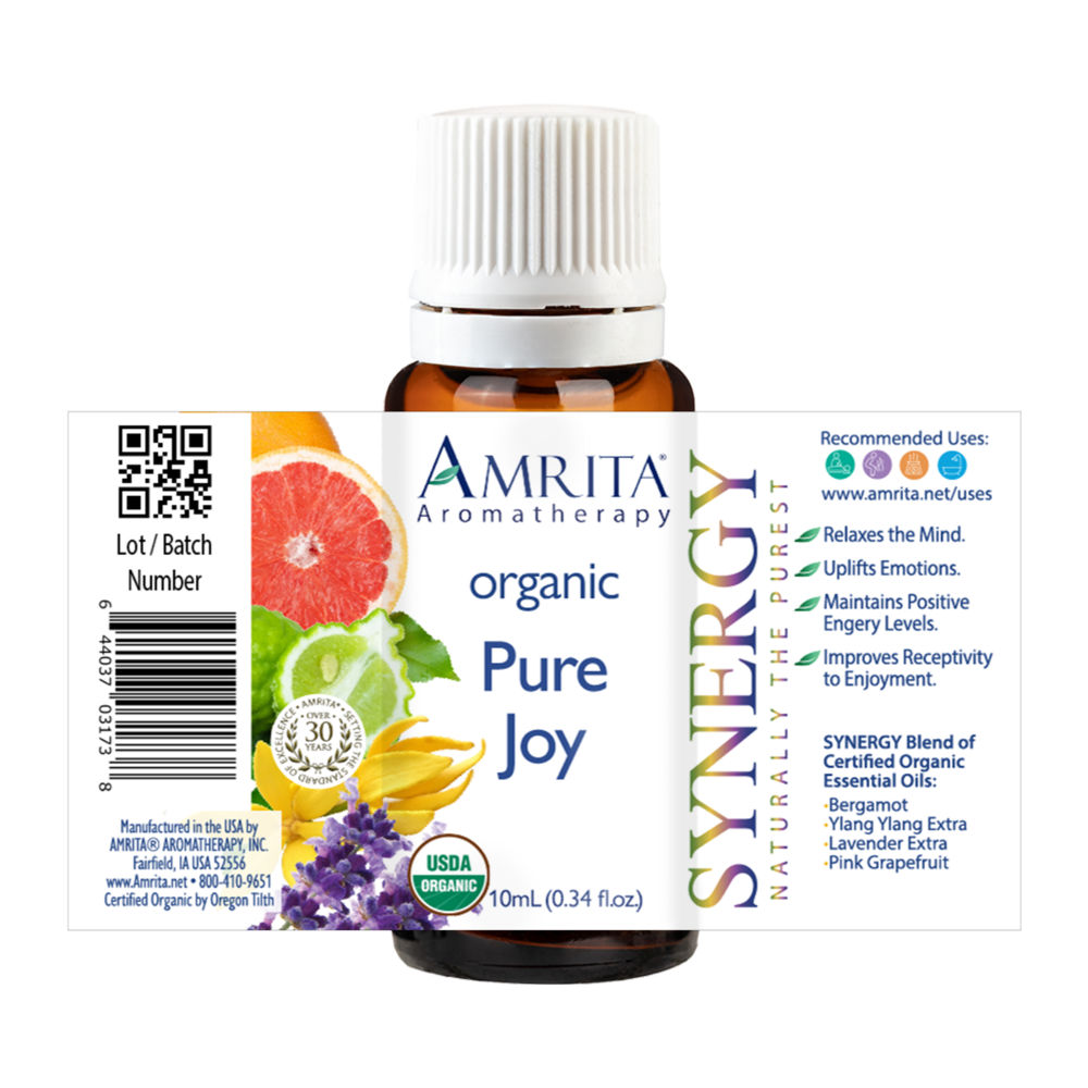 Amrita Aromatherapy Pure Joy Organic 0.34oz