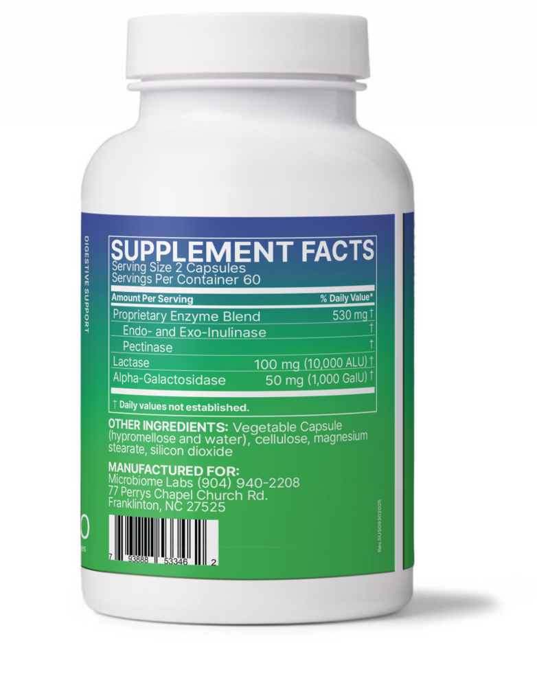 Microbiome Labs FODMATE 120 capsules
