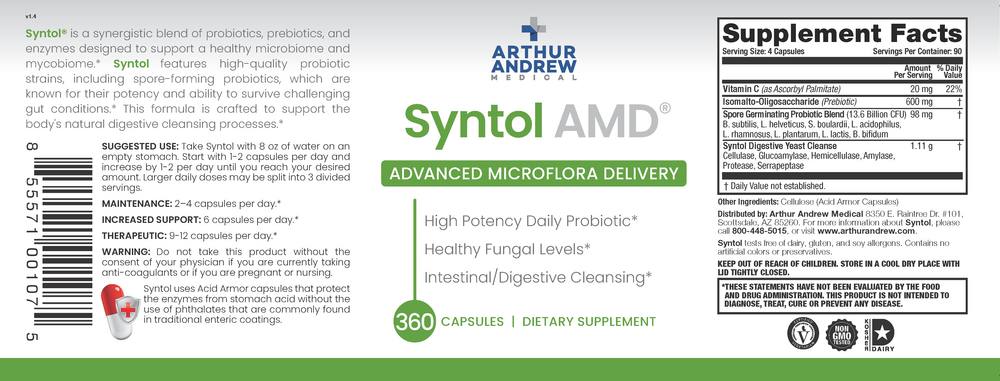 Arthur Andrew Medical Syntol AMD 360 capsules
