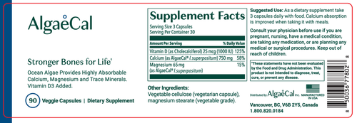 AlgaeCal AlgaeCal 90 capsules